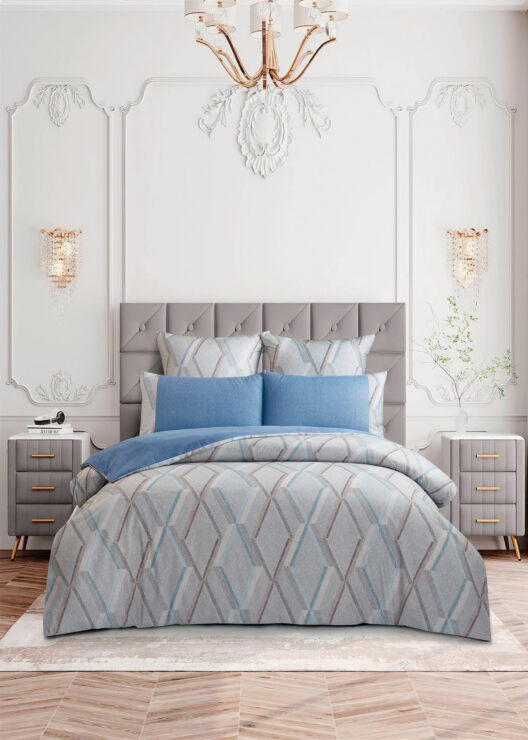 КПБ "KARTEKS" жаккардовый сатин АКВАРЕЛЬ, CVP 05